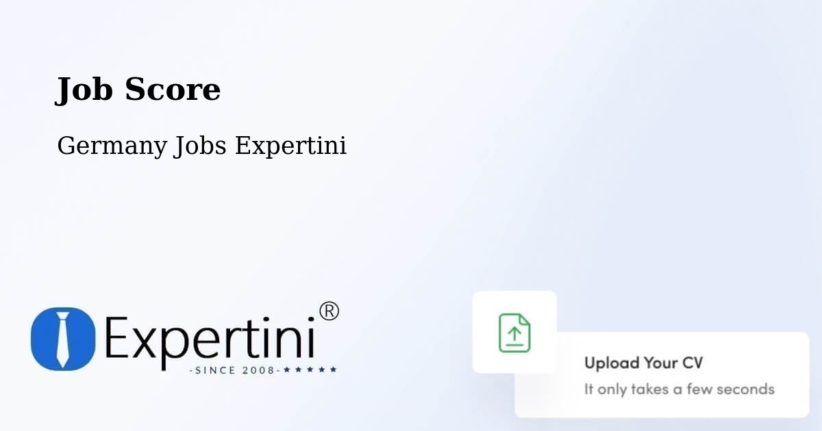 Job Score & Job Description Score Tool – Bellenberg - Germany Jobs Expertini