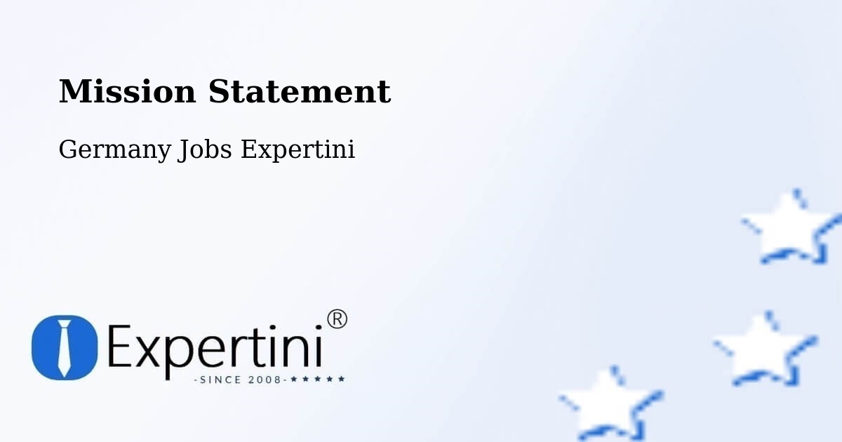 Corporate Mission – Bellenberg - Germany Jobs Expertini