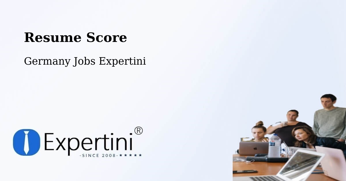 Resume Score & Job Description Match Tool – Bellenberg - Germany Jobs Expertini